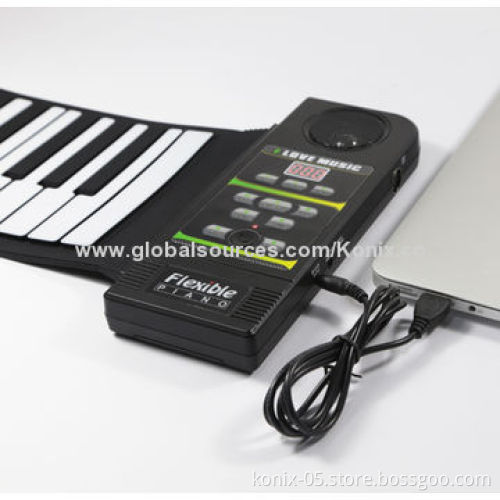 Kid's piano with silicone keyboard of musical toys